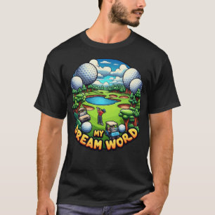 Funny Golfer Dream Golf Course T Shirt