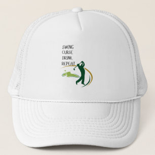Funny Golfer Hat Gift för Golf Älskare Keps