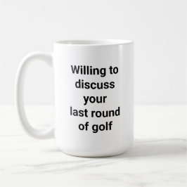 Funny Golfer Humor Golf Talk Pappa Gift Kaffemugg