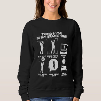 Funny Golfer som säger Golf Player Golfing Hobby L T Shirt