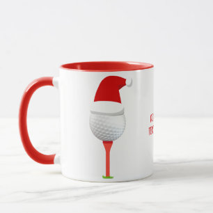 Funny Golfing jul Helgdag Golf Boll Red Mugg