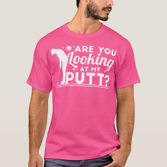Funny Golfing Manar Golf Humor Golfer T Shirt (Framsida)