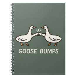 Funny Goose Bumps Tecknad | Fist Bump Geese Animal Anteckningsbok