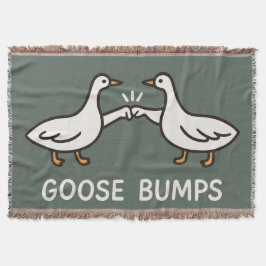 Funny Goose Bumps Tecknad | Fist Bump Geese Animal Filt