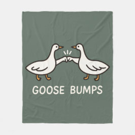 Funny Goose Bumps Tecknad | Fist Bump Geese Animal Fleecefilt