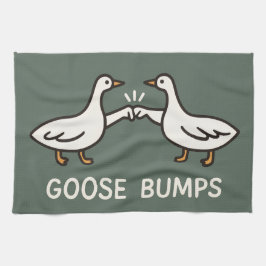Funny Goose Bumps Tecknad | Fist Bump Geese Animal Kökshandduk