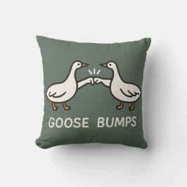Funny Goose Bumps Tecknad | Fist Bump Geese Animal Kudde