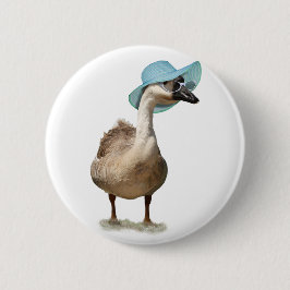 Funny Goose med Summer Hat Knapp