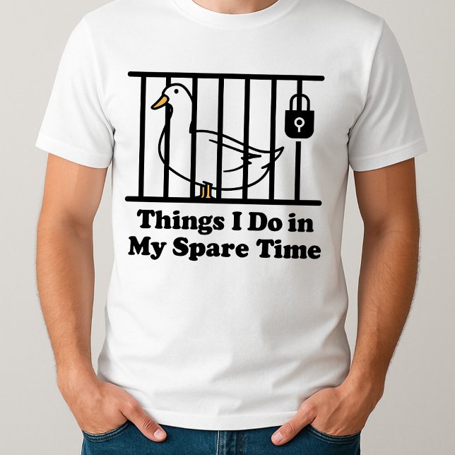 Funny Goose Meme Sarkastic Humor för Goose Älskare T Shirt (Skapare uppladdad)