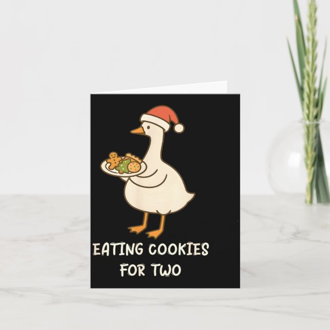 Funny Goose Pregnancy Pregnant Announcement To Hus Kort (Framsida)