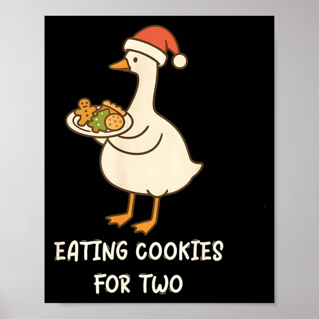 Funny Goose Pregnancy Pregnant Announcement To Hus Poster (Framsidan)