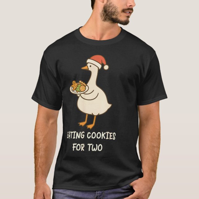 Funny Goose Pregnancy Pregnant Announcement To Hus T Shirt (Framsida)