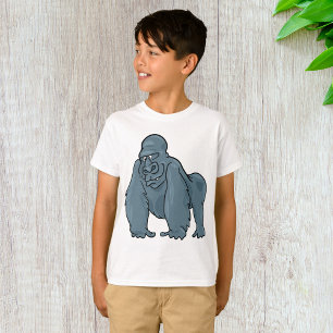 Funny Gorilla Coola Blue Ape Animal Design T Shirt