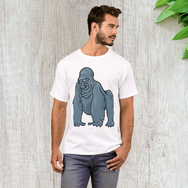 Funny Gorilla Coola Blue Ape Animal Design T Shirt (Skapare uppladdad)