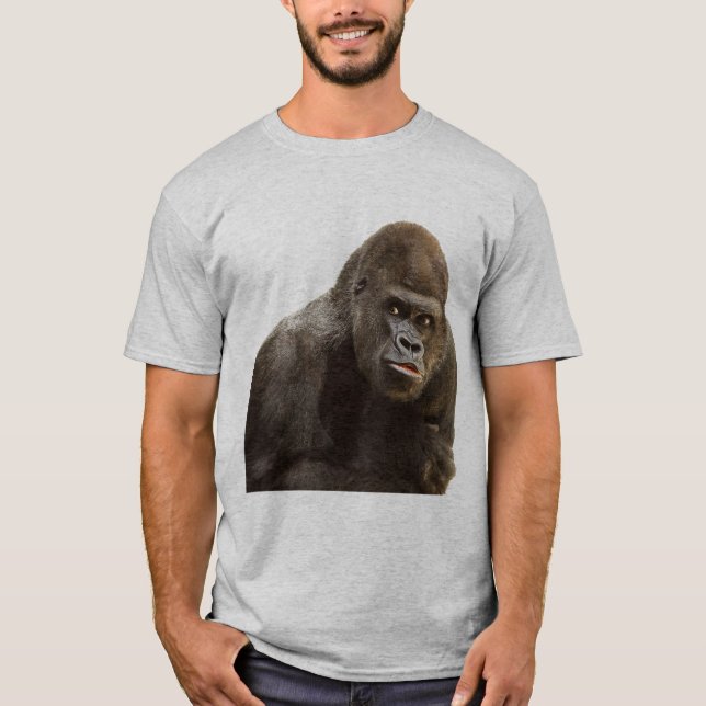 Funny Gorilla Tee Shirt (Framsida)