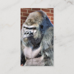 FUNNY GORILLA VISITKORT