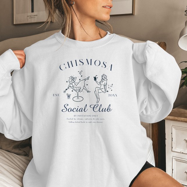 Funny Gossip | Chismosa Social Klubb Sweatshirt T Shirt (Skapare uppladdad)