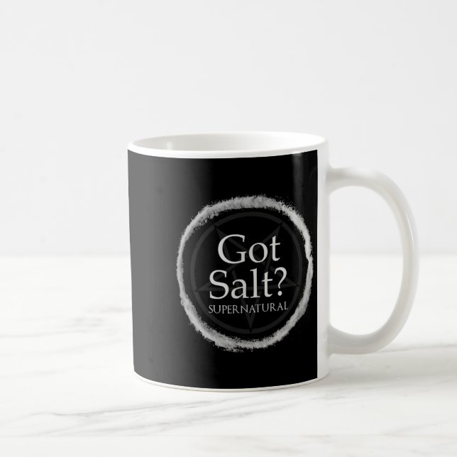 Funny Got Salt Supernatural Salt Circle Lit Gft Te Kaffemugg (Höger)