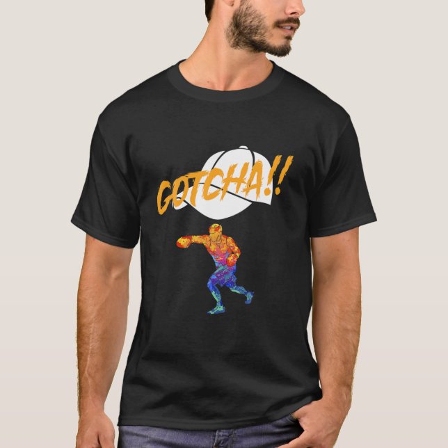 Funny Gotcha Hat Boxing T Shirt (Framsida)