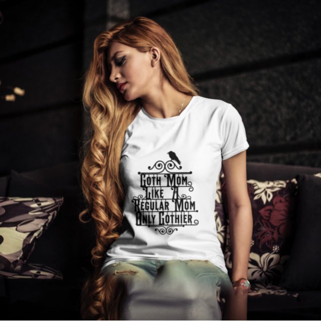 Funny Goth Mors dag Funny T-Shirt (Skapare uppladdad)