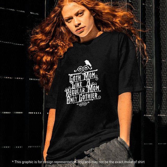 Funny Goth Mors dag Funny T-Shirt (Skapare uppladdad)