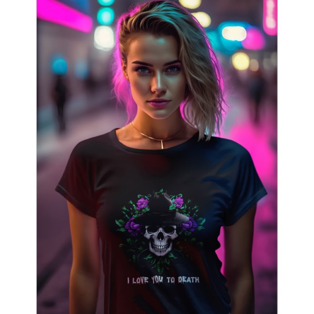 Funny Gothic Valentine, Skeleton Valetines T-Shirt (Skapare uppladdad)