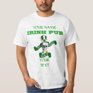 Funny gothisk skalle St Patrick's Tee