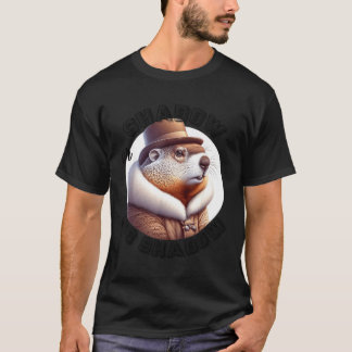 Funny Goundhog Graphic  T Shirt