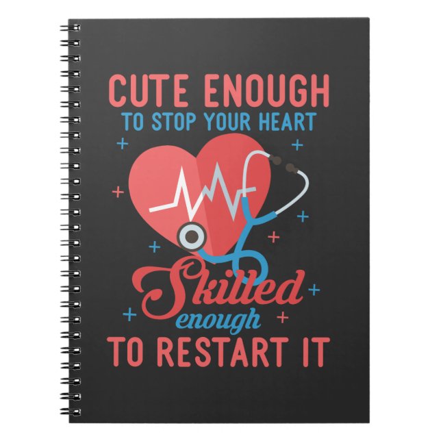 Funny Graduated Nurse Student Nursing Anteckningsbok (Framsidan)