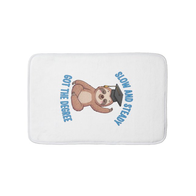 Funny Graduation Sloth Badrumsmatta (Framsidan)