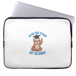 Funny Graduation Sloth Laptop Fodral