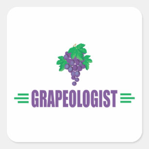 Funny grafik fyrkantigt klistermärke