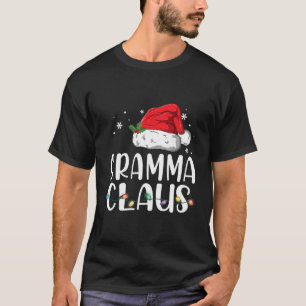 Funny Gramma Claus jul T-Shirt Pajamas Santa