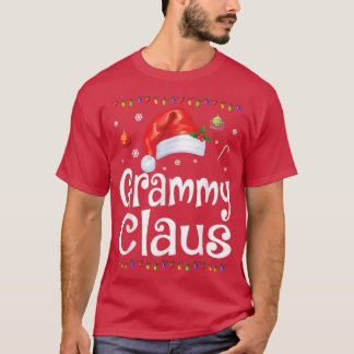 Funny Grammy Claus jul Pajamas Santa Gift T Shirt