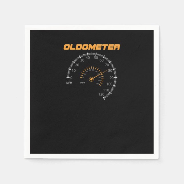 Funny Grampa Grandma Grandföräldrar Birthday Gift Pappersservett (Framsidan)