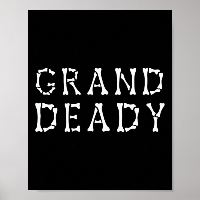 Funny Grand Deady Halloween Mummy Deady Halloween Poster (Framsidan)