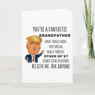 Funny Grandfather Birthday Best Gift Kort