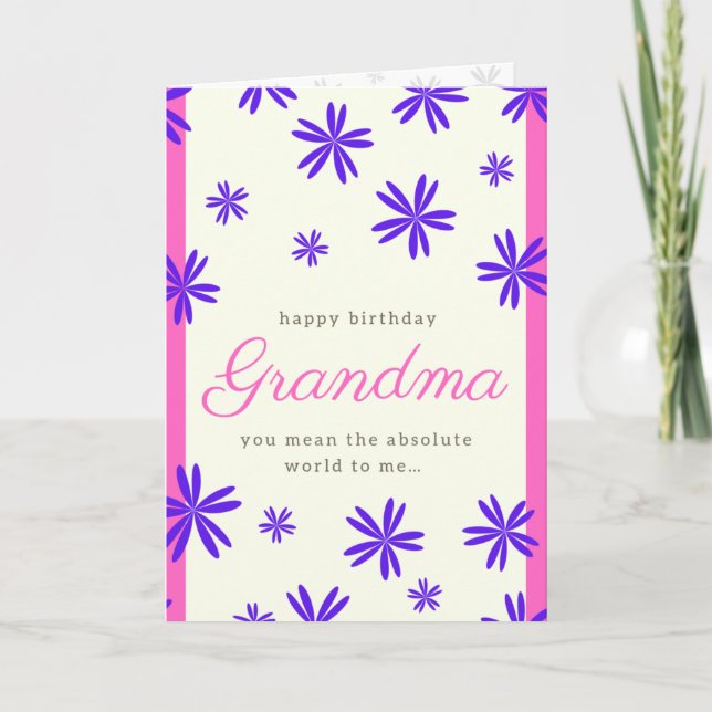 Funny Grandma Birthday Card - Arv Kort (Framsida)