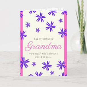 Funny Grandma Birthday Card - Arv  Kort