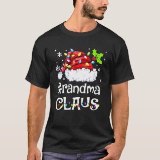 Funny Grandma Claus jul Pajamas Santa T Shirt