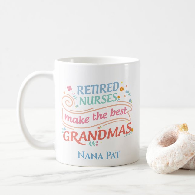 Funny Grandma Nurses Pension Coffee Mugg (Med munk)