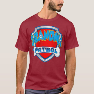Funny Grandma Patrol Hund Mamma Pappa För manar kv T Shirt