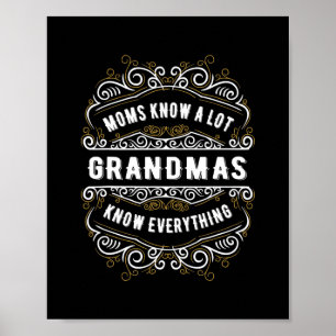 Funny Grandma Quote Funny Poster