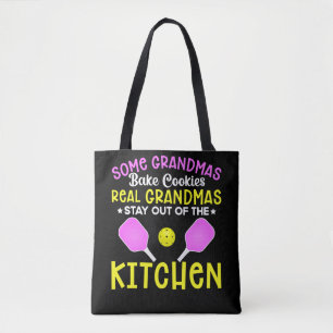 Funny Grandma Sport Älskare Grandmor Pickleball Tygkasse