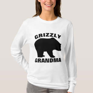 FUNNY GRANDMA T-SHIRTS, GRIZZLY BAR T SHIRT