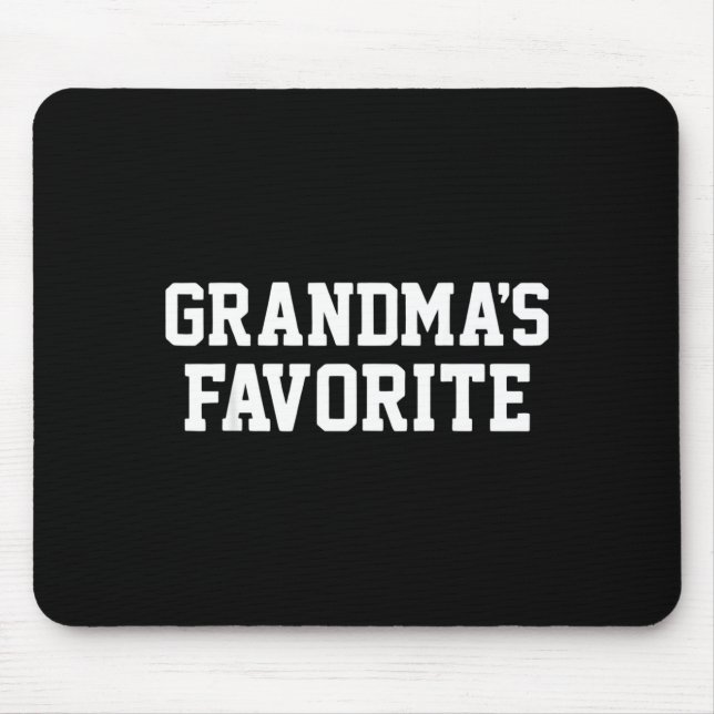 Funny Grandma's Favorite Black Modern Clic Crew  Musmatta (Framsidan)