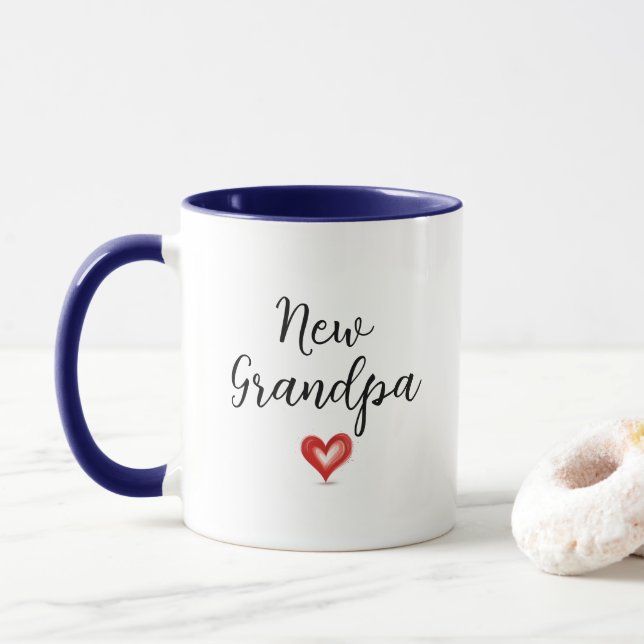 Funny Grandpa Gift, Humous, Granddad. Mugg (Med munk)