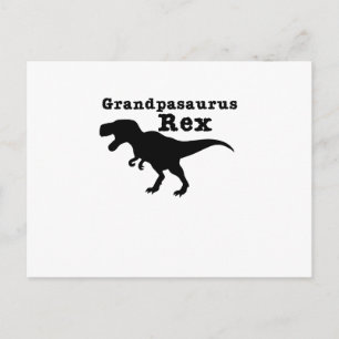 Funny Grandpa Grandpasaurus Rex Dinosaur Vykort