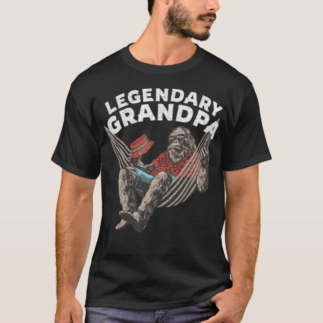 Funny Grandpa Legendary Sayed T Shirt (Framsida)