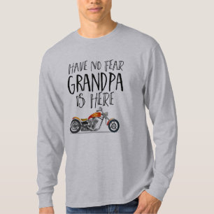 Funny Grandpa Motor Bike T Shirt